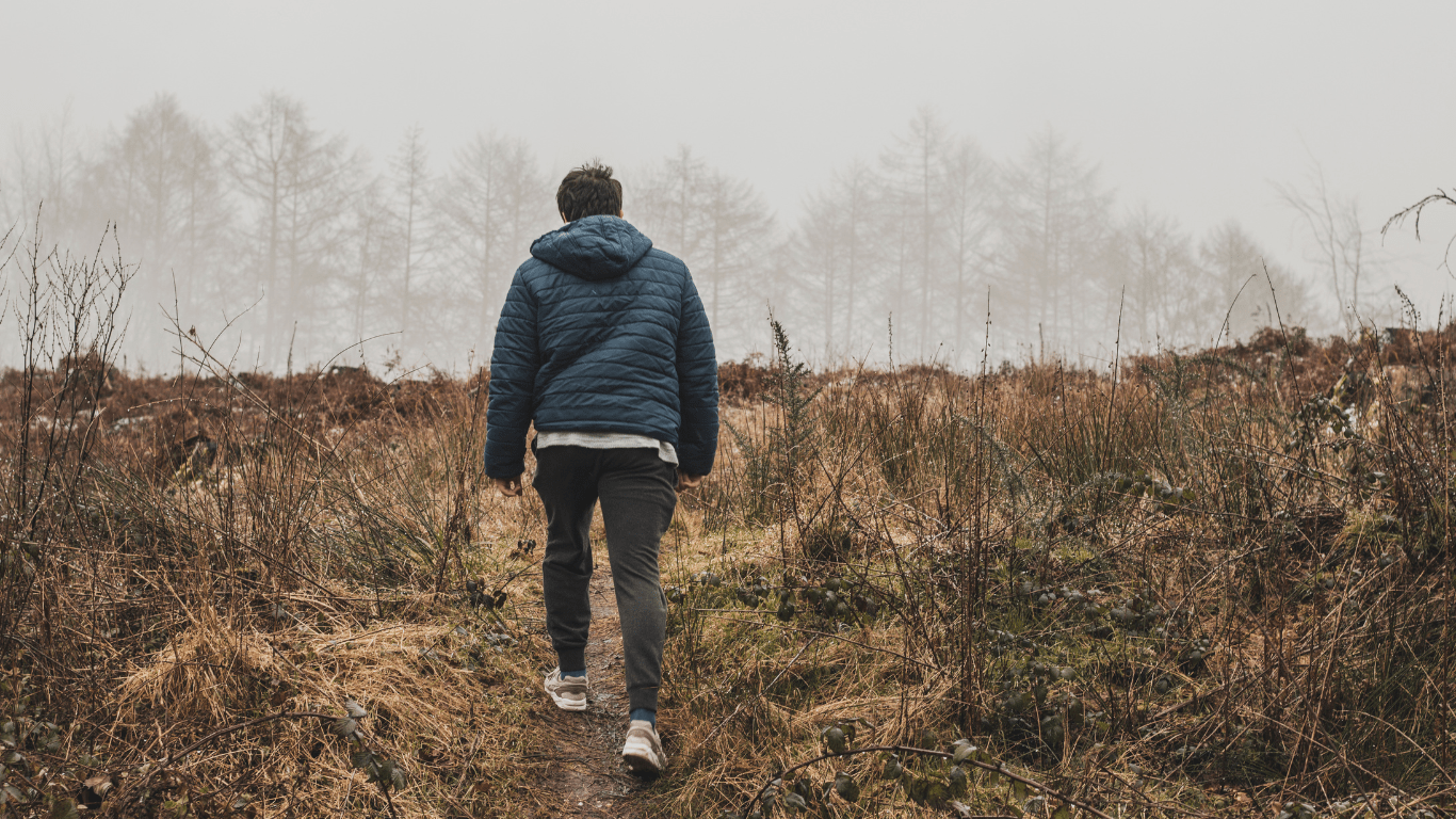 image of a person walking