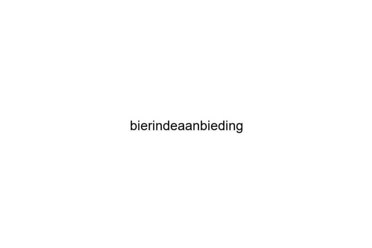 bierindeaanbieding