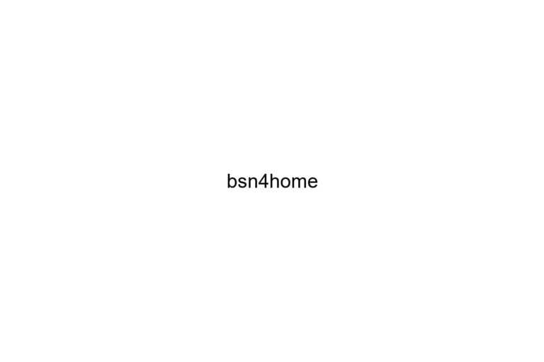 bsn4home