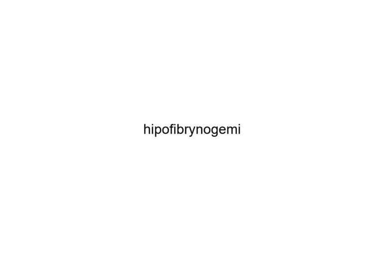 hipofibrynogemi