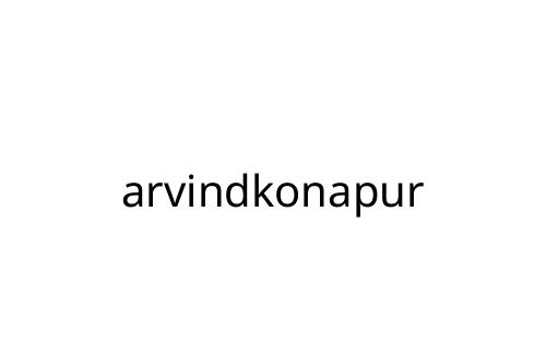 arvindkonapur