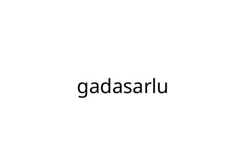 gadasarlu