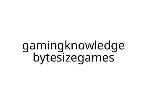 gamingknowledge bytesizegames