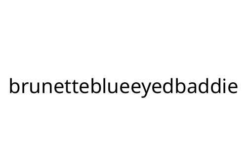 brunetteblueeyedbaddie