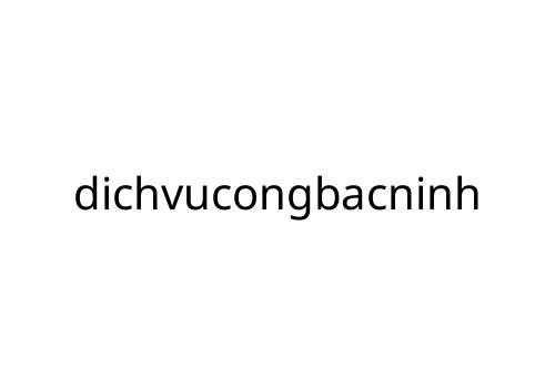dichvucongbacninh