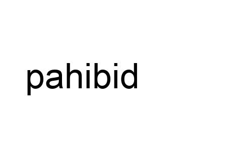 pahibid