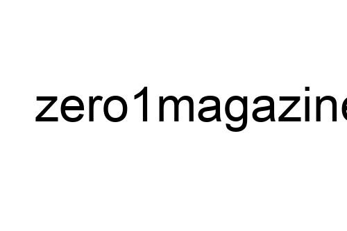 zero1magazine