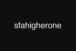 sfahigherone