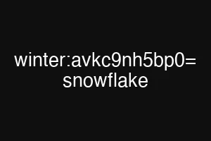 winter:avkc9nh5bp0= snowflake